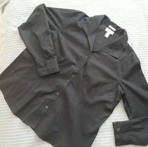 Chico's Black Button down Shirt